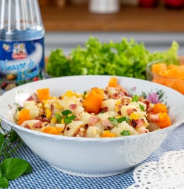 Salada de Batata com Cenoura Agridoce